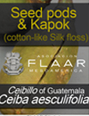 Sea Pods and Kapok Ceiba aesculifolia (cotton-like silk floss), ceibillo of Guatemala Ceiba aesculif