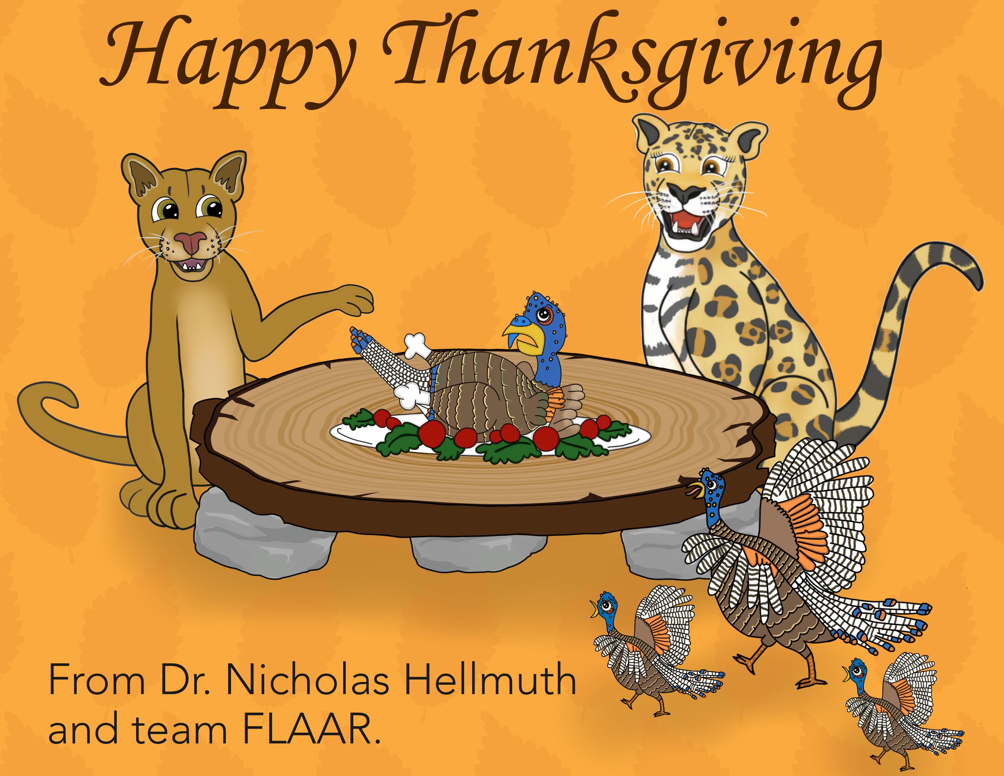 Happy thanksgiving 2016 message from Dr Nicholas FLAAR Reports MQ