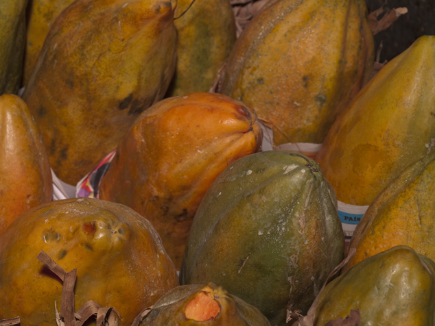 Papaya from a local market in Guatemala, FLAAR Photo Archive