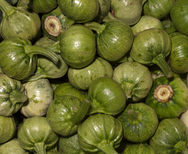 Small squash in a local market in Guatemala, Guatemala. Photo FLAAR Archive